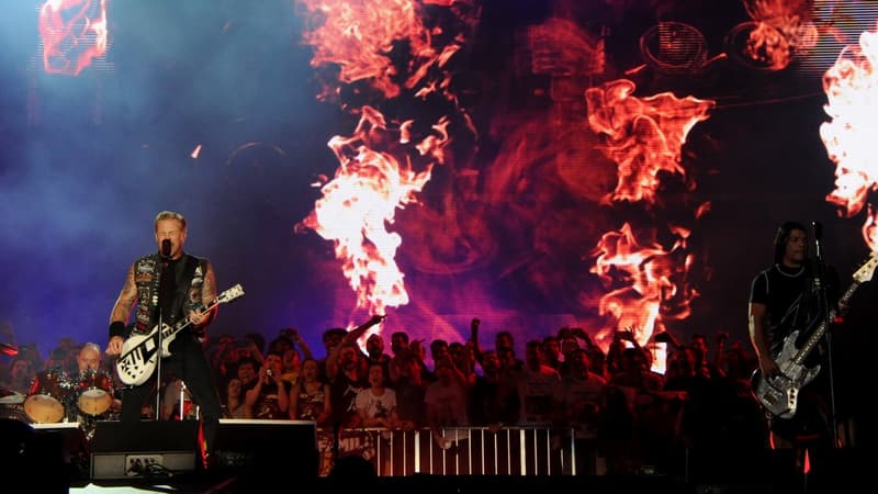 Metallica en concert le 20 septembre 2015 à Rio de Janeiro