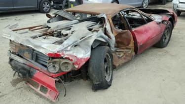 Même avec son moteur brûlé, cette Ferrari 512 BB est estimée à près 40.000 dollars