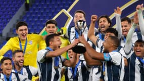 Les joueurs de Pachuca qualifiés en finale de la Coupe Intercontinentale après leur victoire contre Al-Ahly, le 14 décembre 2024.