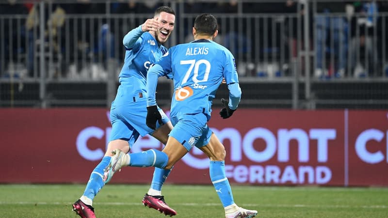 Clermont-OM: Marseille ne laisse pas passer l'occasion et revient dans le sillage du PSG