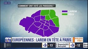 Européennes: LaREM en tête à Paris, EELV vainqueur dans quatre arrondissements