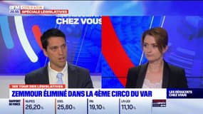 Législatives 2022: Éric Zemmour, candidat dans la 4e circonscription du Var, éliminé dès le premier tour