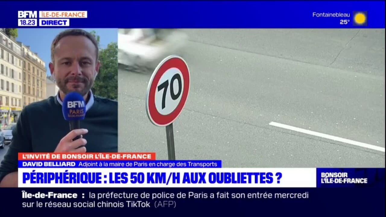 Voie réservée sur le périphérique parisien une manière d