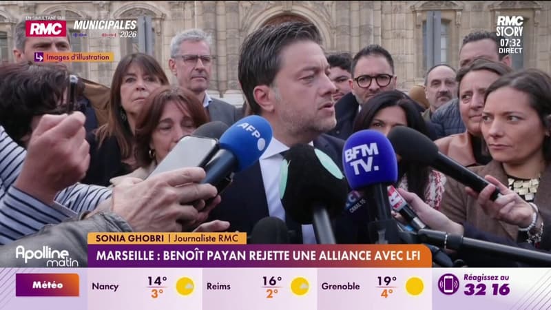 Marseille : Benoît Payan rejette une alliance avec LFI