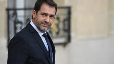 Le ministre de l'Intérieur Christophe Castaner sort de l'Elysée, le 7 novembre 2019