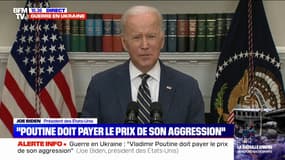 Joe Biden: "Toutes nos sanctions sont en train d'etouffer l'économie russe"