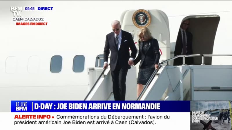 Joe Bien et sa femme Jill, arrivent en Normandie pour participer aux cérémonies de commémoration des 80 ans du Débarquement