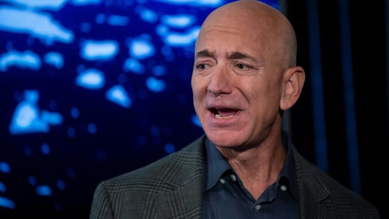 Jeff Bezos, Fondateur d'Amazon et patron de Blue Origin, le 19 septembre 2019 à Washington