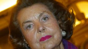 Liliane Bettencourt, fille du fondateur du géant des cosmétiques L'Oréal, le 20 novembre 2002.