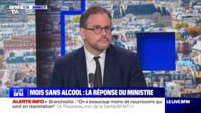 Aurélien Rousseau: "Le ministère de la Santé est engagé depuis des dizaines d'années sur des campagnes de lutte contre l'alcool"