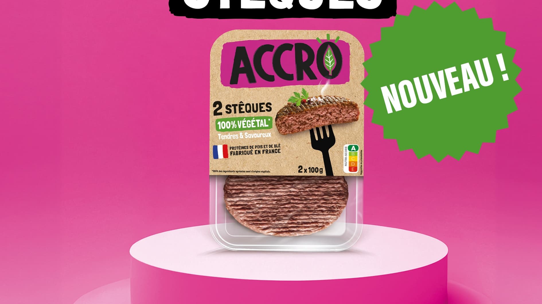 La marque Accro a répondu au décret via une campagne humoristique: elle présente ses "stêques"