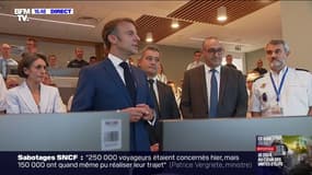 Cérémonie des JO: Emmanuel Macron salue "le travail collectif" des forces de sécurité 