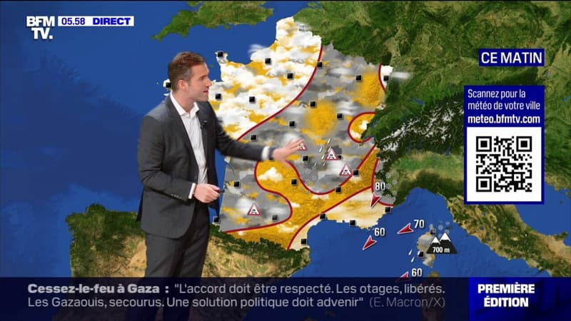 Regarder la vidéo Le soleil va s'installer dans l'est de la France ce jeudi tandis que la grisaille viendra recouvrir l'ouest de l'Hexagone