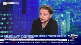 Mikael Henneton (Suez): Les syndicats de Suez demandent aux 90 000 salariés de l'entreprise d'observer un arrêt de travail de deux heures - 08/09