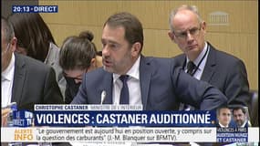 Violences: "Attaquer les forces de l'ordre, c'est attaquer la République", estime Christophe Castaner devant la commission des lois