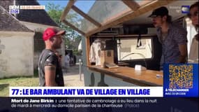 Seine-et-Marne: un bar ambulant va de village en village