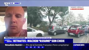 Sébastien Boudesocque (CGT Hérault) sur la visite d'Emmanuel Macron: "On n'aurait pas été prêt de discuter avec le président de la République"