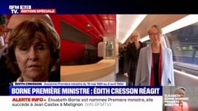 Pour Édith Cresson, Élisabeth Borne "est un très bon choix parce que c'est une personne remarquable, pas parce que c'est une femme"