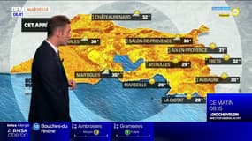 Météo Bouches-du-Rhône: plein soleil et fortes chaleur, jusqu'à 29°C à Marseille 