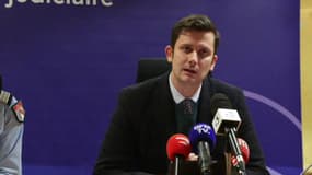 Jean-Emmanuel Besset, substitut du procureur de la République d'Épinal, lors d'une conférence de presse le 29 décembre 2025