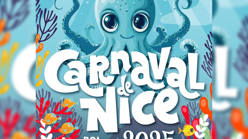 Affiche du carnaval de Nice 2025