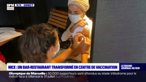 Nice: un bar-restaurant transformé en centre de vaccination