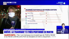 Paris: le tramway T3a très perturbé ce mardi matin