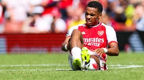 Jurrien Timber avec Arsenal contre Nottingham Forest, le 12 août 2023