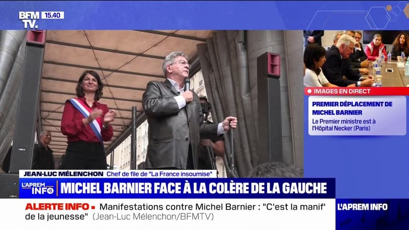 Manifestation contre Michel Barnier: 