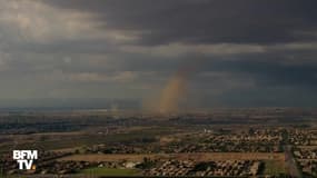 Deux vastes tourbillons de poussière impressionnent en Arizona  