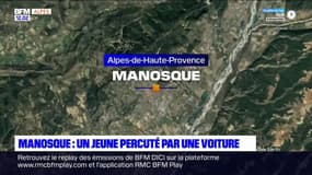 Manosque: un jeune homme de 20 ans a été percuté par une voiture 