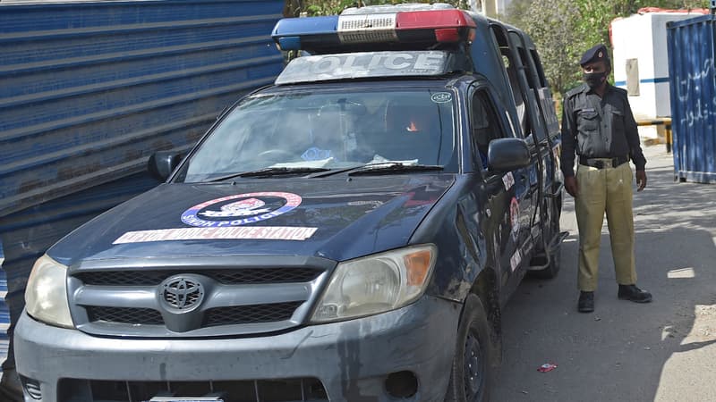 Image d'illustration - policier à Karachi (Pakistan) le 15 avril 2021