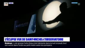 St-Michel L'observatoire : L'éclipse partielle vue depuis la Provence