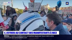 Nice: Christian Estrosi a rencontré les anti-pass sanitaire samedi