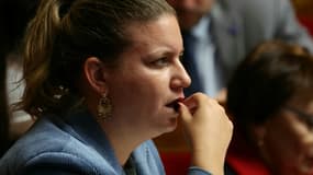 La cheffe des députés LFI Mathilde Panot à l'Assemblée nationale, le 6 novembre 2024 à Paris
