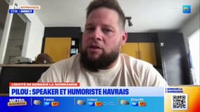 Le Havre: Pilou, speaker des équipes de basket de handball, mais aussi humoriste