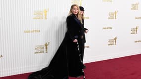 La comédienne américaine Christina Applegate aux SAG Awards, à Los Angeles le 26 février 2023.