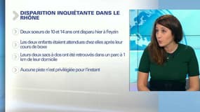 Ce que l'on sait sur la disparition "inquiétante" de deux soeurs de 10 et 14 ans près de Lyon 