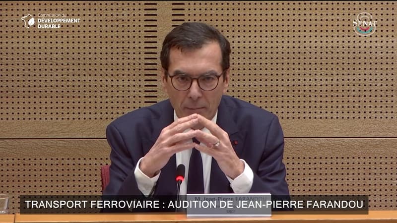 Suivez l'audition au Sénat de Jean-Pierre Farandou, PDG de la SNCF, qui doit s'expliquer sur les accords de fin de carrière des contrôleurs et des conducteurs