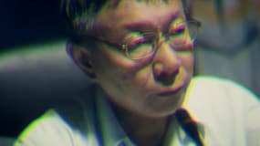 Le maire de TaiPei, Ko Wen-je, 59 ans, dans son clip. 