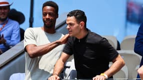 Hatem Ben Arfa dans les tribunes de Roland-Garros, 6 juin 2023