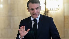 Emmanuel Macron en visite à Varsovie (Pologne) avant la possible nomination d'un nouveau Premier ministre, le 12 décembre 2024