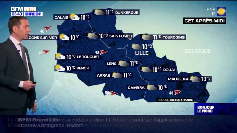 Météo Nord-Pas-de-Calais: de légères éclaircies ce jeudi, 10°C à Lille et à Calais