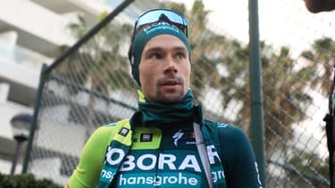 Primoz Roglic sous le maillot de la Bora-Hansgrohe