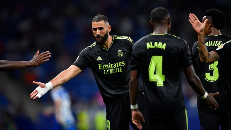 Karim Benzema face au Celtic, le 6 septembre 2022.
