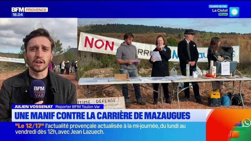 Var: le bras-de-fer continue entre le collectif anti-carrière de Mazaugues et Provence Granulats