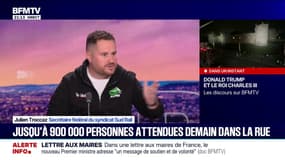 Mobilisation du 18 septembre: "Il faut changer de politique dans ce pays", affirme Julien Troccaz, secrétaire fédéral du syndicat SUD-Rail