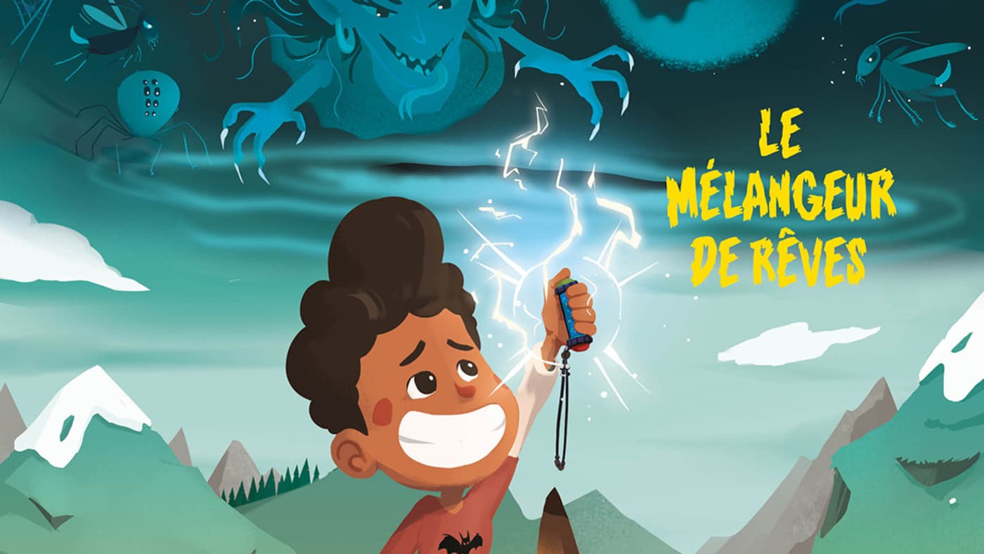 Le Mélangeur de rêves, d'Aldebert, illustré par Florent Bégu. Le Mélangeur de rêves, d'Aldebert, illustré par Florent Bégu.