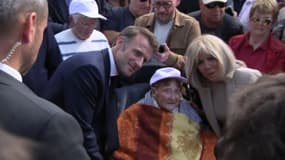 Emmanuel Macron était à Saint Lô jeudi à l'occasion des commémorations des 80 ans du débarquement en Normandie
