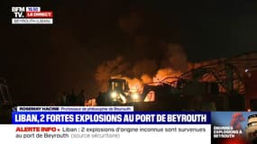 Témoin des explosions à Beyrouth, Rosemay Hacine raconte voir "une scène de guerre"